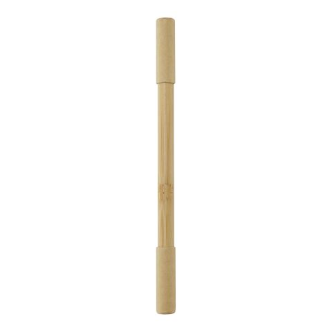 Samambu Bambus Duo Kugelschreiber Standard | beige | ohne Werbeanbringung | Nicht verfügbar | Nicht verfügbar