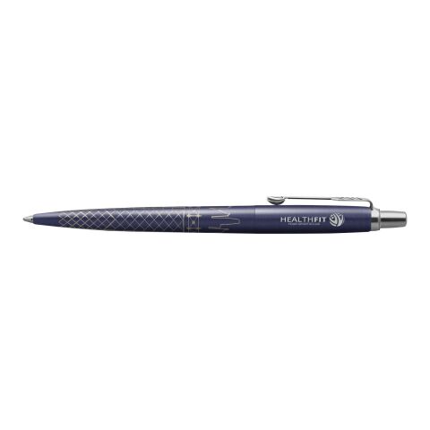 Werbeartikel Parker Jotter SE Global Icons Kugelschreiber (blaue Mine) – blau – mit Logo bedruckt