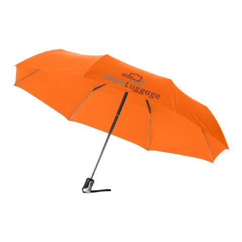 Werbeartikel 21.5" Alex Automatikschirm – orange – mit Logo bedruckt
