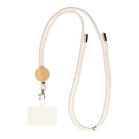 Schlüsselband aus Baumwolle mit Kordel Lucia