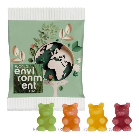 Tee-Bären® im Papiertütchen 2-farbiger Digital- oder Flexodruck