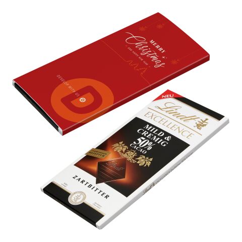 Lindt &amp; Sprüngli Excellence Zartbitter-Schokoladentafel 3-farbiger Digitaldruck