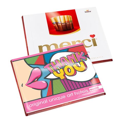 merci Finest Selection 4-farbiger Digitaldruck