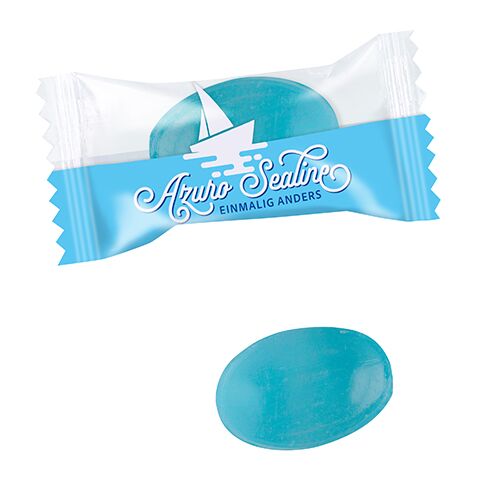 Blaues Bonbons im Flowpack