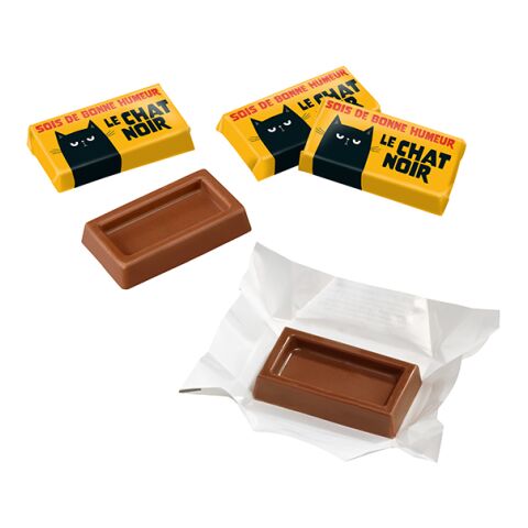 Schoko-Täfelchen S im Folieneinschlag ohne Werbeanbringung