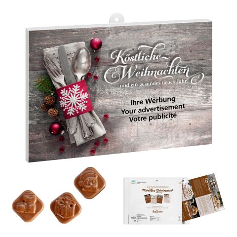 Werbeeinleger Adventskalender - personalisierbares STANDARDMOTIV 
