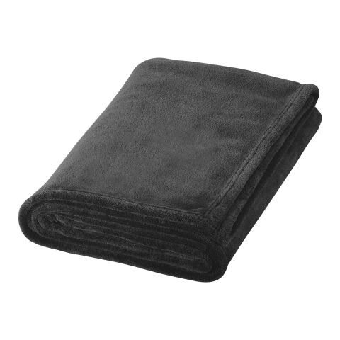 Bay Plaid-Decke aus extraweichem Coral-Fleece schwarz | ohne Werbeanbringung | Nicht verfügbar | Nicht verfügbar | Nicht verfügbar
