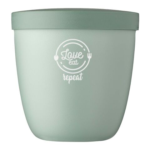 48h Express-Druck Werbeartikel Mepal Ellipse 500 ml Snackpot – salbei – mit Logo bedruckt