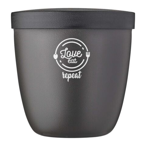 48h Express-Druck Werbeartikel Mepal Ellipse 500 ml Snackpot – schwarz – mit Logo bedruckt