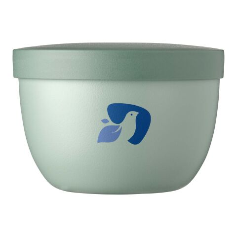 48h Express-Druck Werbeartikel Mepal Ellipse 350 ml Snackpot – salbei – mit Logo bedruckt