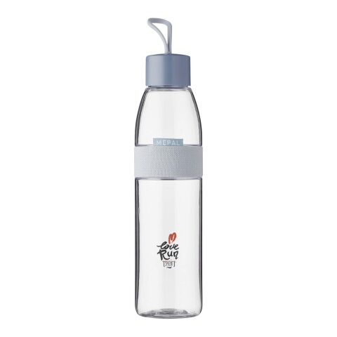 48h Express-Druck Werbeartikel Mepal Ellipse 700 ml Trinkflasche – transparent blau – mit Logo bedruckt