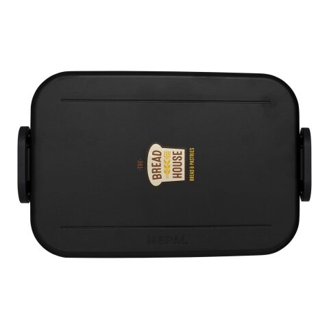 48h Express-Druck Werbeartikel Mepal Take a Break large 1500 ml Lunchbox – schwarz – mit Logo bedruckt