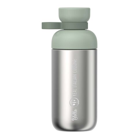 48h Express-Druck Werbeartikel Mepal Vita 500 ml Trinkflasche aus recyceltem Edelstahl (Kohlensäure geeignet) – salbei – mit Logo bedruckt