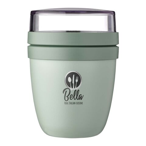 Werbeartikel Mepal Ellipse Mini Lunchpot – grün – mit Logo bedruckt