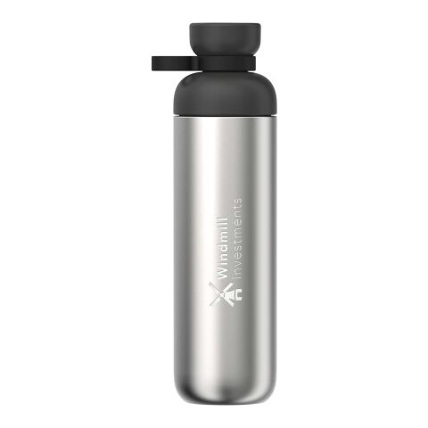 48h Express-Druck Werbeartikel Mepal Vita 900 ml Trinkflasche aus recyceltem Edelstahl (Kohlensäure geeignet) – schwarz – mit Logo bedruckt