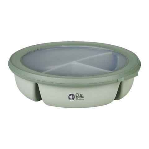 48h Express-Druck Werbeartikel Mepal Cirqula 250+250+500 ml Bento Bowl – salbei – mit Logo bedruckt