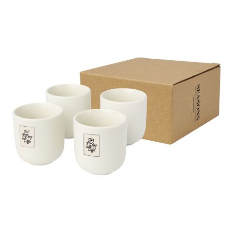 Male Espressotassen 4-teilig 90 ml Standard | weiß | ohne Werbeanbringung | Nicht verfügbar | Nicht verfügbar