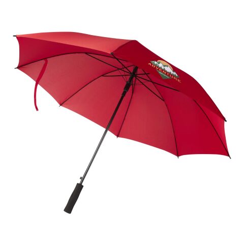Werbeartikel Ibi 27" Regenschirm – rot – mit Logo bedruckt