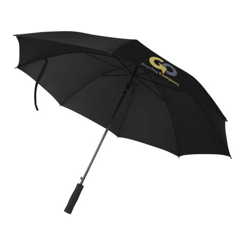 Werbeartikel Ibi 27" Regenschirm – schwarz – mit Logo bedruckt