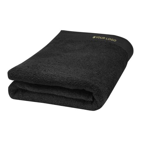 Ellie 550 g/m² Baumwollhandtuch 70 x 140 cm schwarz | ohne Werbeanbringung | Nicht verfügbar | Nicht verfügbar | Nicht verfügbar