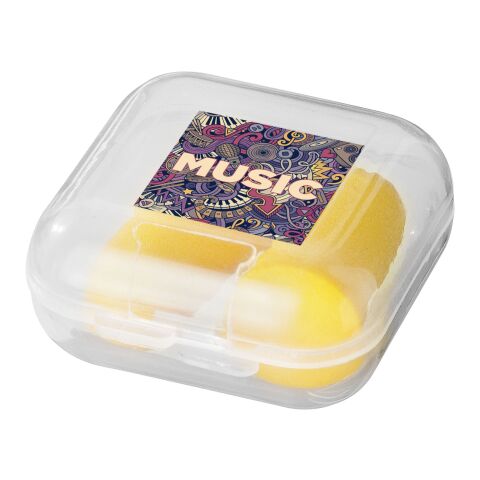 Traveler Ohrstöpsel mit Etui Standard | gelb | ohne Werbeanbringung | Nicht verfügbar | Nicht verfügbar | Nicht verfügbar