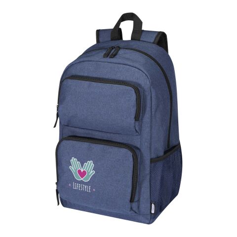 Werbeartikel Graphite Deluxe 15,6" Laptop-Rucksack – navy – mit Logo bedruckt