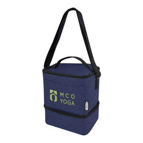 Nachhaltiger Werbeartikel Tundra rPET Lunch Kühltasche für 9 Dosen – navy – mit Logo bedruckt