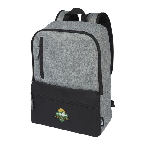 Reclaim 15&quot; GRS recycelter Laptop Rucksack 14 L Standard | schwarz-mausgrau | ohne Werbeanbringung | Nicht verfügbar | Nicht verfügbar | Nicht verfügbar