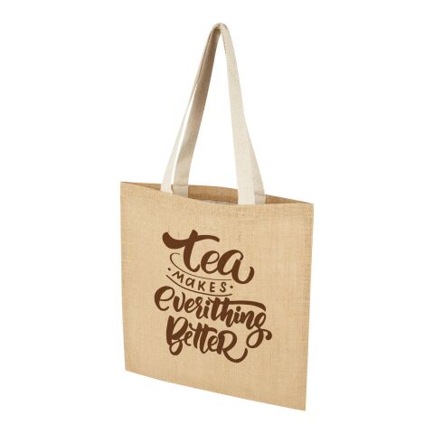 Juta 300 g/m² Jute Tragetasche 7 L Standard | natur-weiss | ohne Werbeanbringung | Nicht verfügbar | Nicht verfügbar
