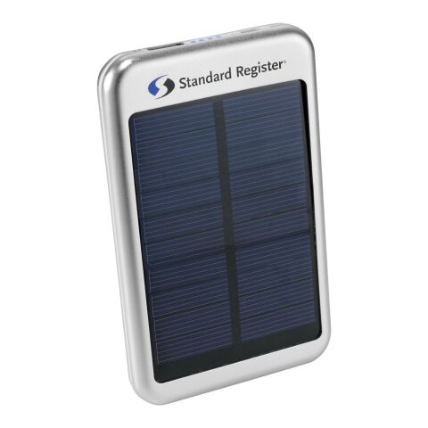 4000 mAh Bask Solar Powerbank Standard | silber | ohne Werbeanbringung | Nicht verfügbar | Nicht verfügbar