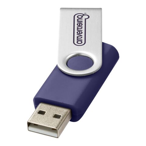Werbeartikel Rotate Basic USB-Stick 16GB – royalblau – mit Logo bedruckt