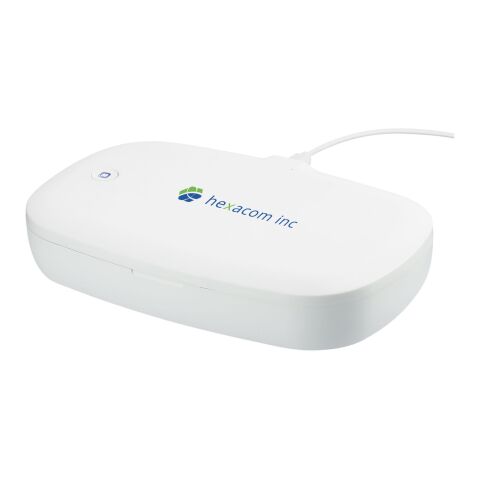 Capsule UV Smartphone Sterilisator mit kabellosem 5 W Ladepad Standard | weiß | ohne Werbeanbringung | Nicht verfügbar | Nicht verfügbar