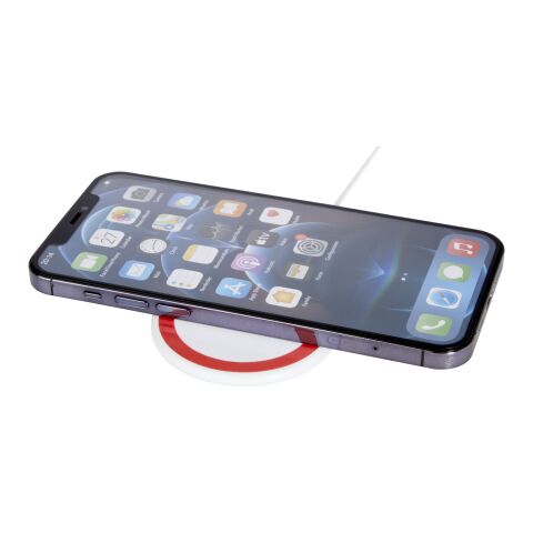 Smack 10 W magnetisches kabelloses Ladepad Standard | rot | ohne Werbeanbringung | Nicht verfügbar | Nicht verfügbar