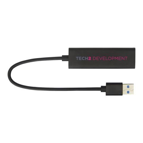 Adapt USB 3.0-Hub aus Aluminium Standard | schwarz | ohne Werbeanbringung | Nicht verfügbar | Nicht verfügbar