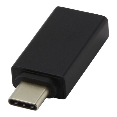 Adapt USB C auf USB A 3.0 Adapter aus Aluminium schwarz | ohne Werbeanbringung | Nicht verfügbar | Nicht verfügbar