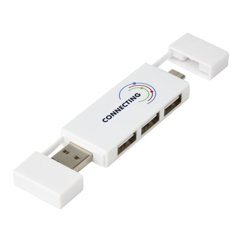 Mulan doppelter USB 2.0-Hub Standard | weiß | ohne Werbeanbringung | Nicht verfügbar | Nicht verfügbar