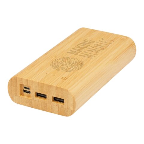 Tulda 20.000 mAh Powerbank aus Bambus