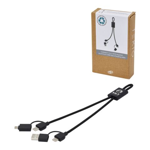 Connect 6-in-1 Schnellladekabel 45W aus recyceltem RCS Aluminium