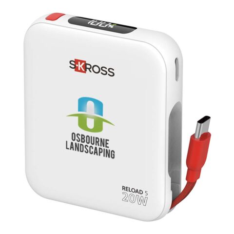 SKROSS® Reload 5000 mAh Powerbank weiß
