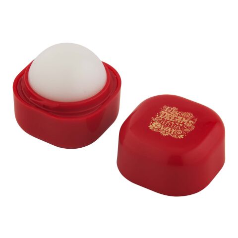 48h Express-Druck Werbeartikel Ester Lippenpflege – rot – mit Logo bedruckt