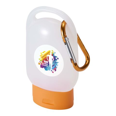 Werbeartikel Squeeky hand wash – orange – mit Logo bedruckt