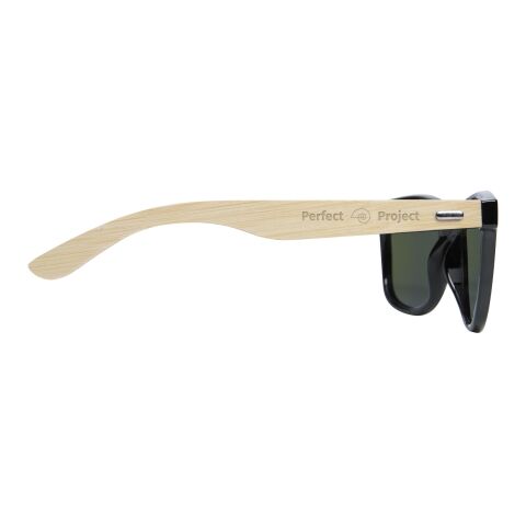 Taiyō verspiegelte polarisierte Sonnenbrille aus rPET/Bambus in Geschenkbox Standard | holz | ohne Werbeanbringung | Nicht verfügbar | Nicht verfügbar