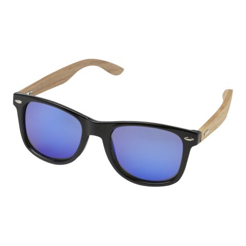 Hiru verspiegelte polarisierte Sonnenbrille aus rPET/Holz in Geschenkbox Standard | holz | ohne Werbeanbringung | Nicht verfügbar | Nicht verfügbar