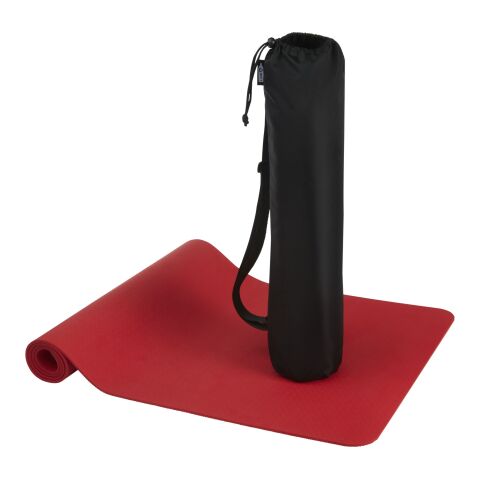 Virabha Yogamatte aus recyceltem TPE Standard | rot | ohne Werbeanbringung | Nicht verfügbar | Nicht verfügbar