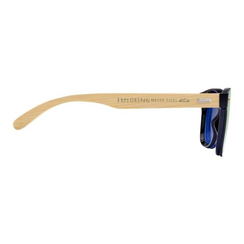 Tan Sonnenbrille mit Bambusbügeln