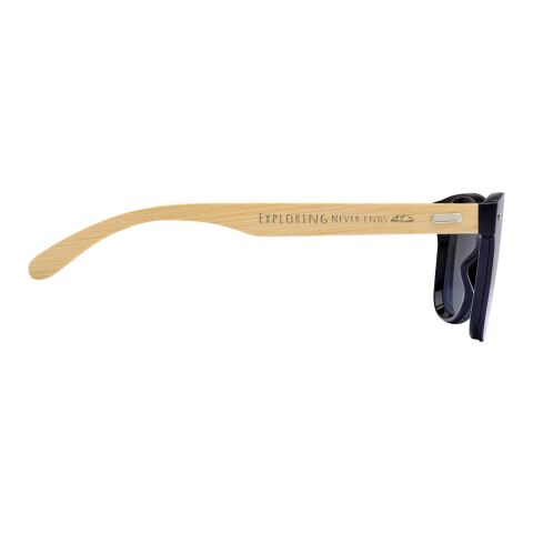 Tan Sonnenbrille mit Bambusbügeln