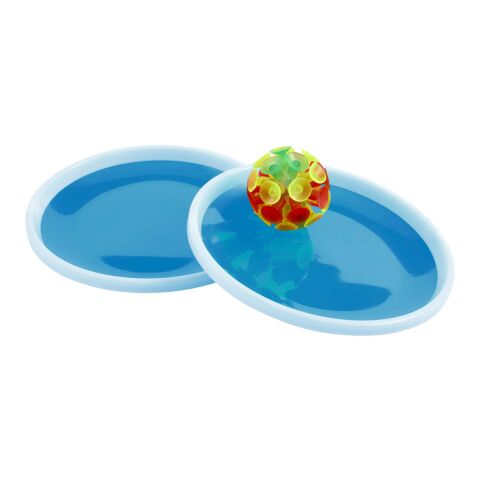 Werbeartikel Flicka Fangballspiel – blau – mit Logo bedruckt