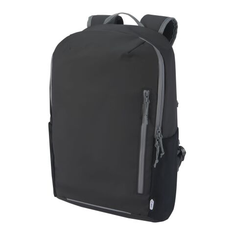 Aqua wasserdichter 15&quot; Laptop-Rucksack aus GRS Recyclingmaterial 21 L schwarz | ohne Werbeanbringung | Nicht verfügbar | Nicht verfügbar | Nicht verfügbar