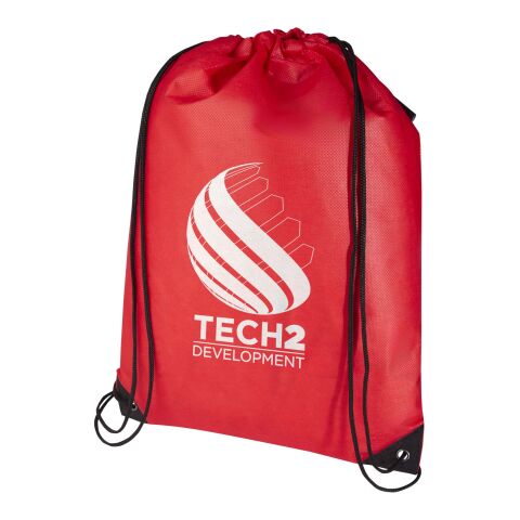 Evergreen Sportbeutel aus recyceltem GRS Non Woven 5 L Standard | rot | ohne Werbeanbringung | Nicht verfügbar | Nicht verfügbar | Nicht verfügbar