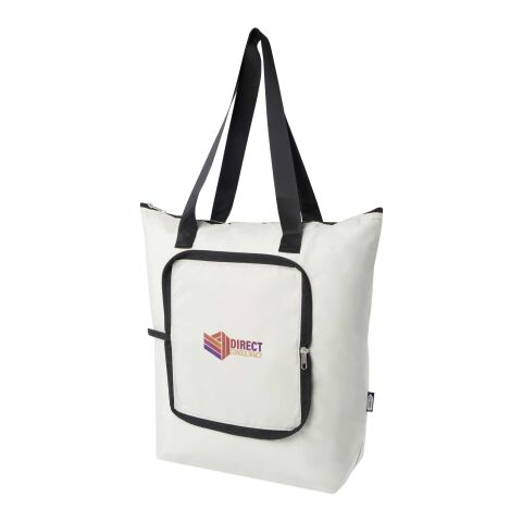 Nachhaltiger Werbeartikel EcoFold faltbare RPET Kühltasche 15 L – Sandstone – mit Logo bedruckt